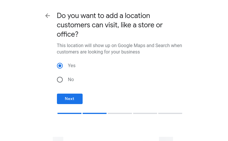  Business to Google My Business location